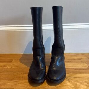 Frye Black Leather Women's Boots